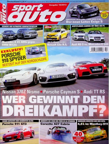 Deckblatt Sport Auto (10/2013)